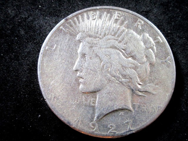 1927 S Peace Silver Dollar