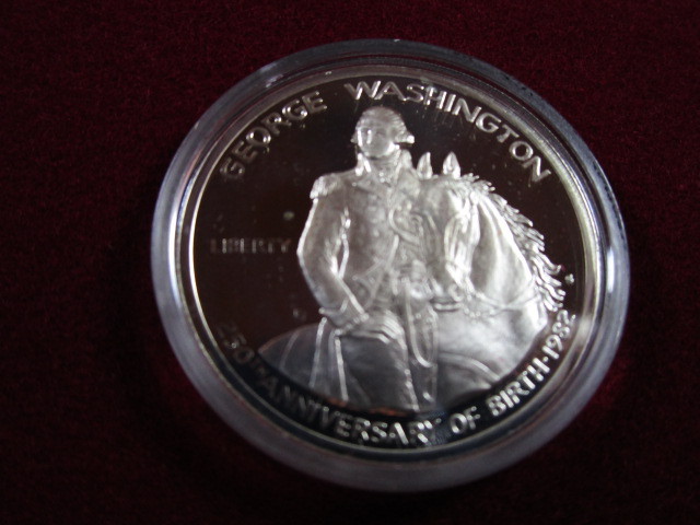 George Washington 250th Anniversary Commemorative Silver Half Dollar Proof