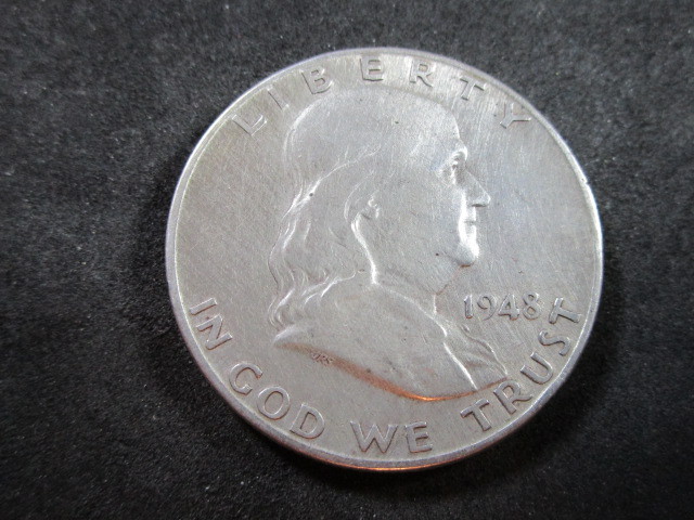 1948 D Franklin Half Dollar