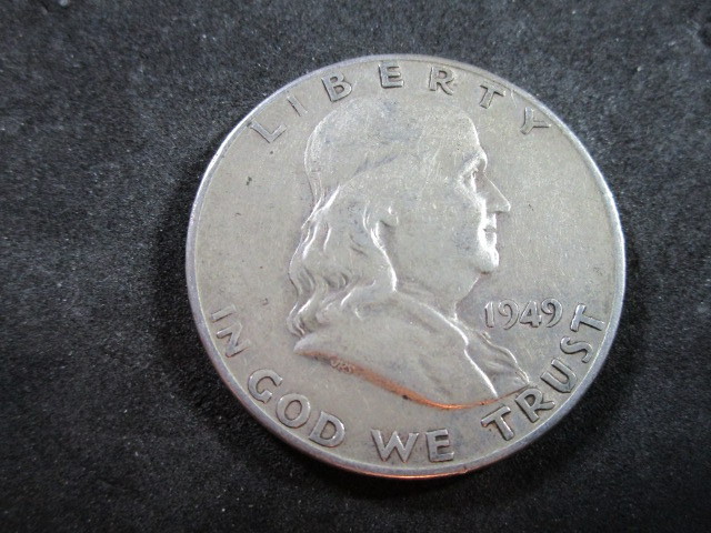 1949 S  Franklin Half Dollar