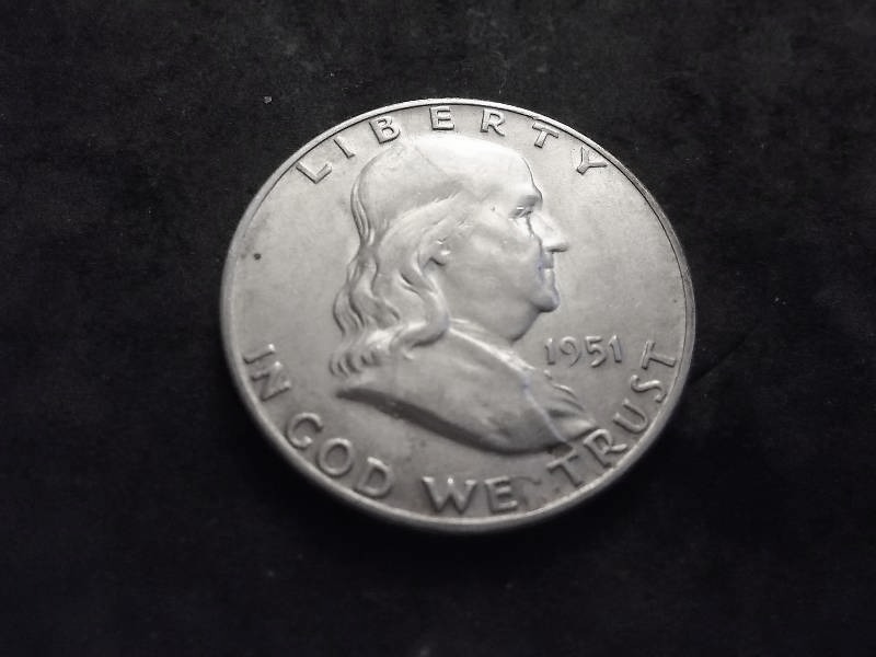 1951 D Franklin Half Dollar