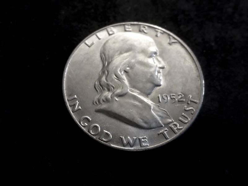 1952 D Franklin Half Dollar
