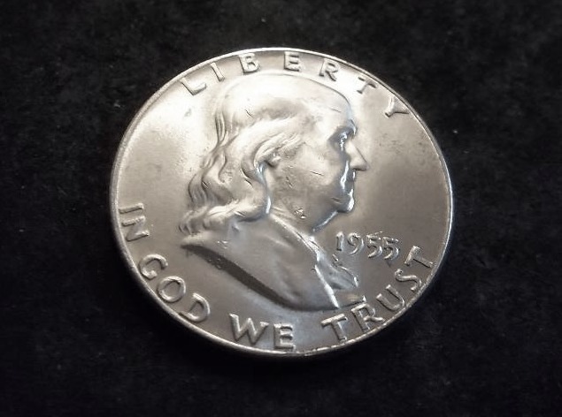 1955 Franklin Half Dollar