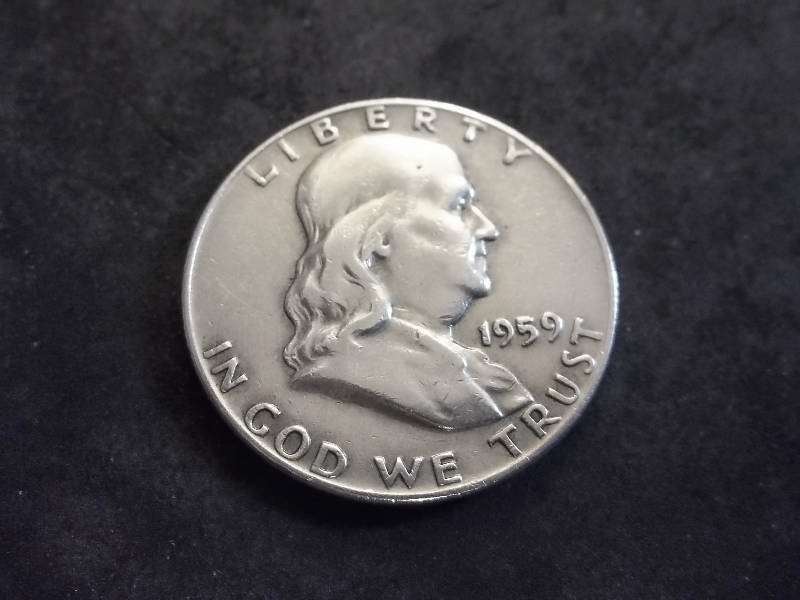 1959 D Franklin Half Dollar