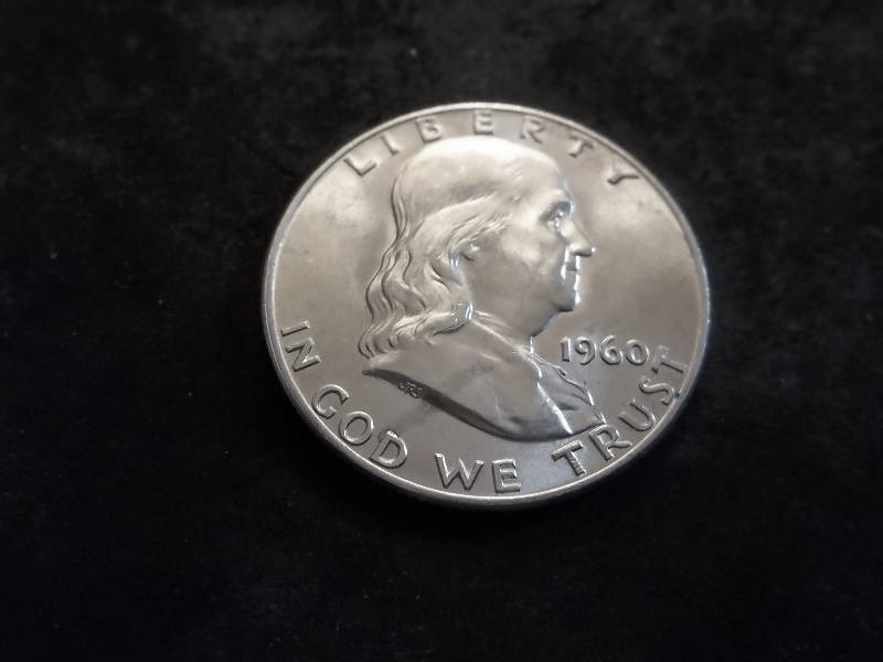 1960 D  Franklin Half Dollar