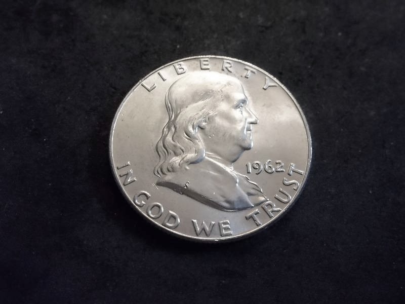 1962 D  Franklin Half Dollar