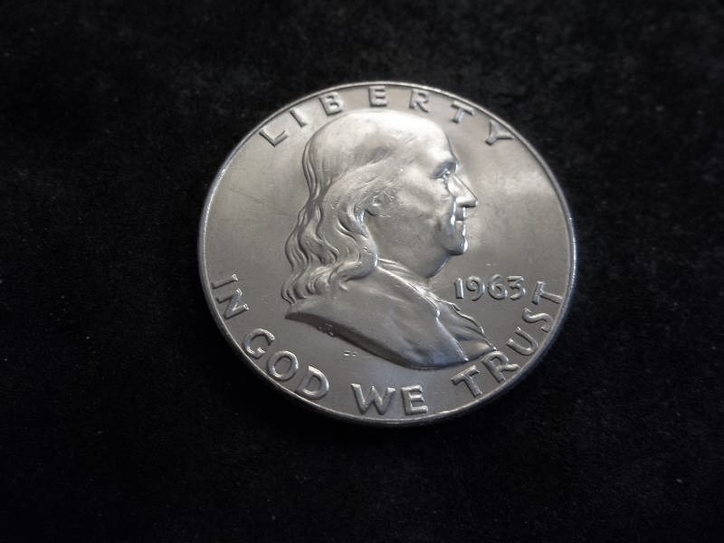 1963 D  Franklin Half Dollar