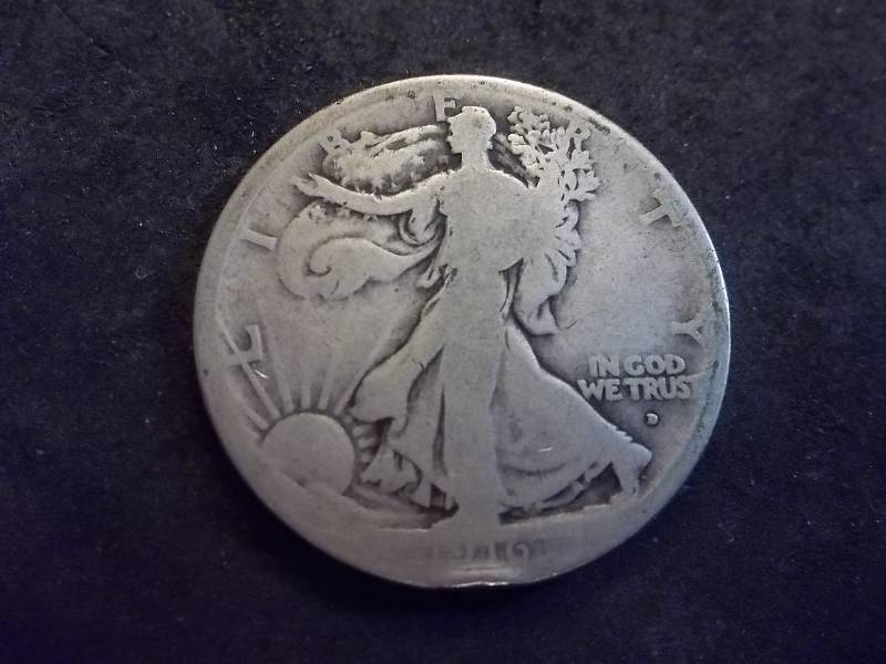 1916 D Walker Half Dollar (Obverse Mint Mark)