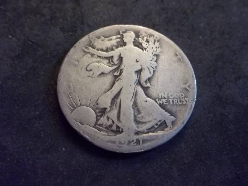 1921 S Walker Half Dollar