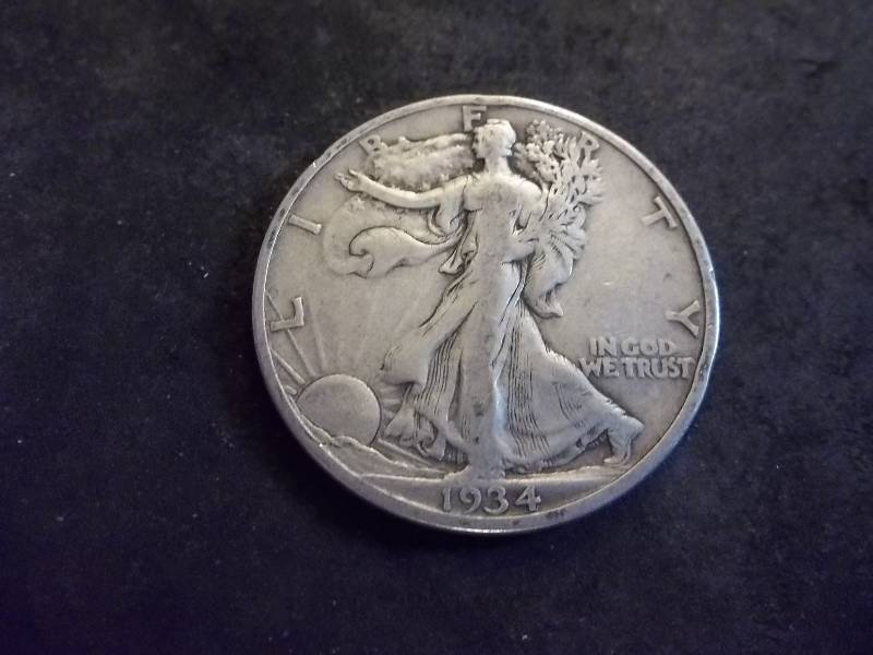1934 S Walker Half Dollar