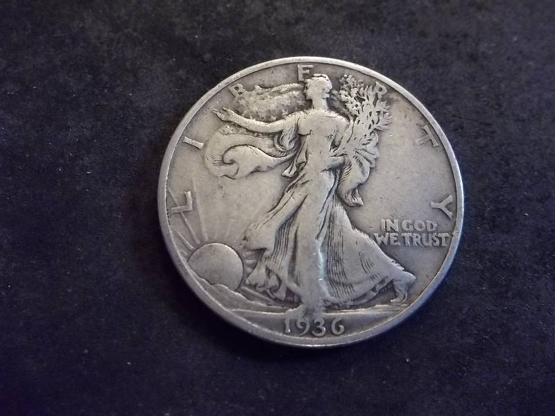 1936 D Walker Half Dollar
