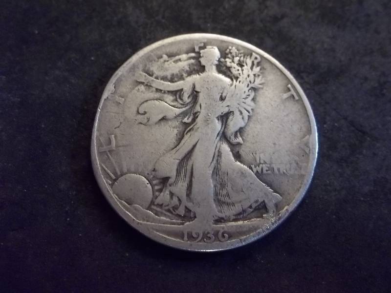 1936 S Walker Half Dollar