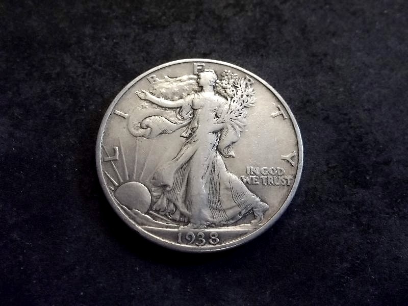 1938 D Walker Half Dollar