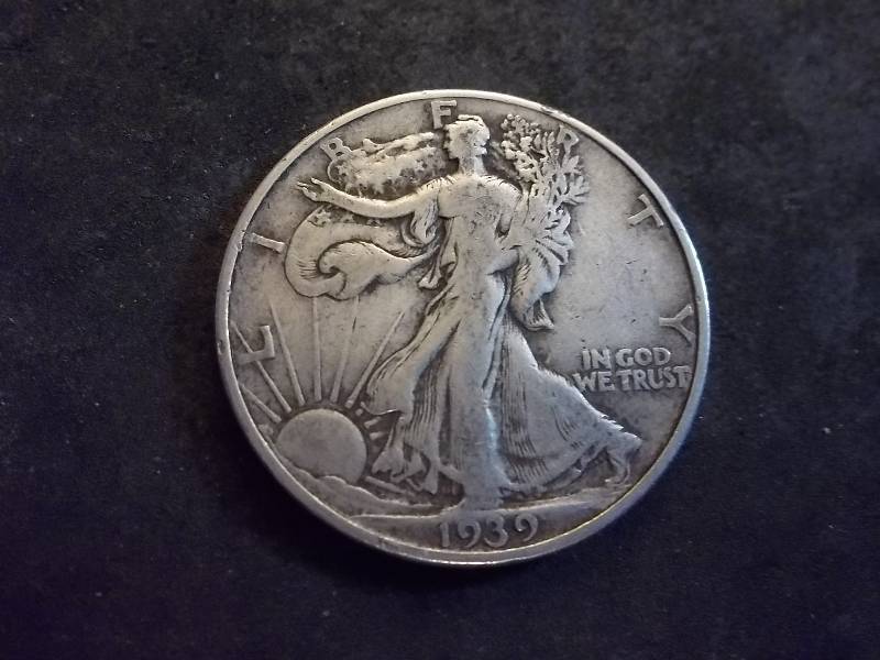 1939 D Walker Half Dollar