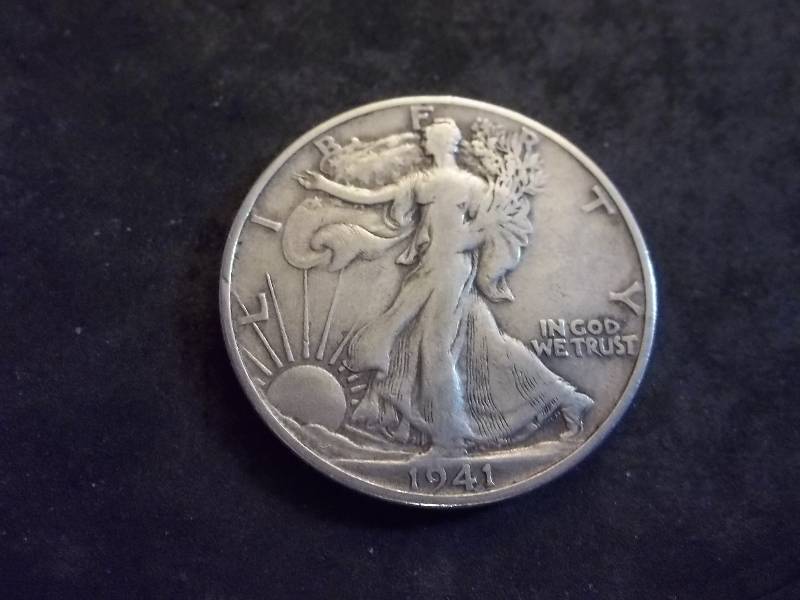 1941 S Walker Half Dollar