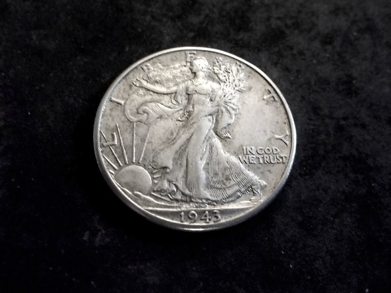 1943 D  Walker Half Dollar