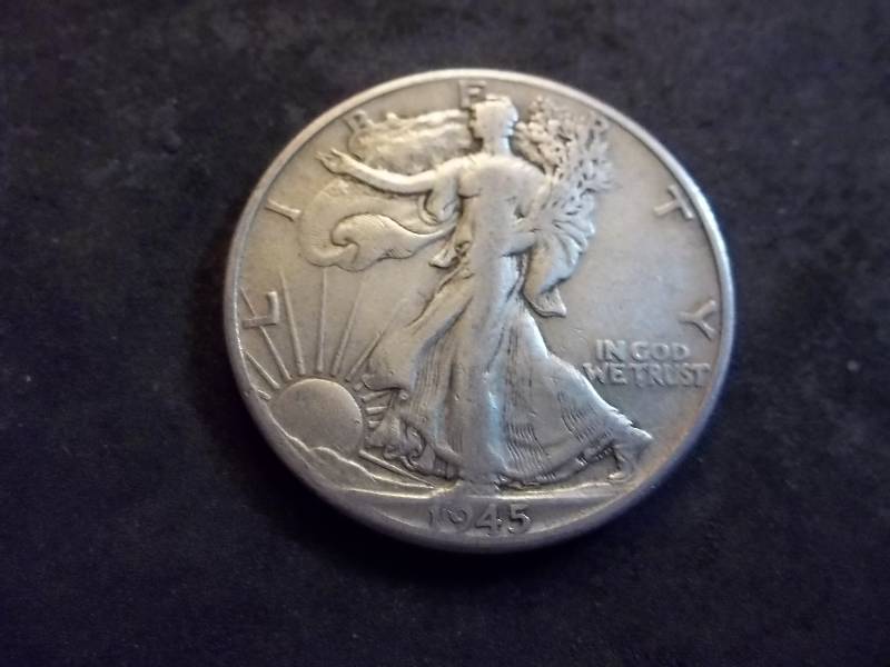 1945 D  Walker Half Dollar