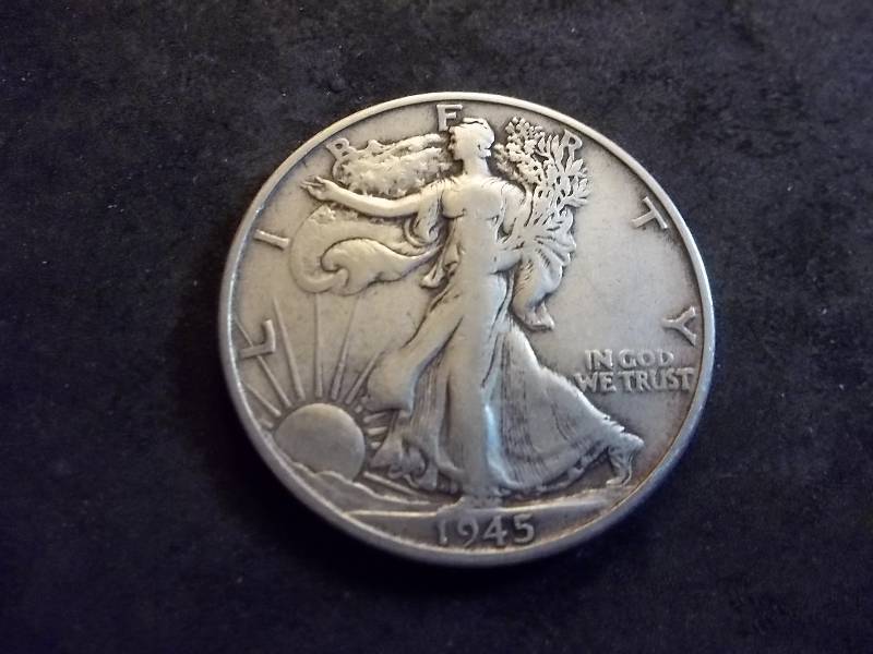 1945 S Walker Half Dollar