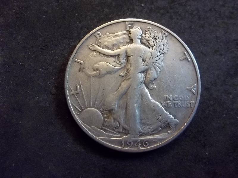 1946 S  Walker Half Dollar