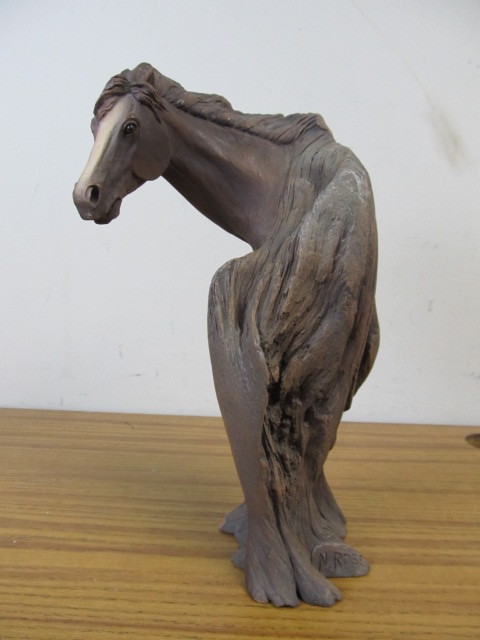 lot 38 image: Signed Neil Rose PONO-KAMITA Horse Sculpture