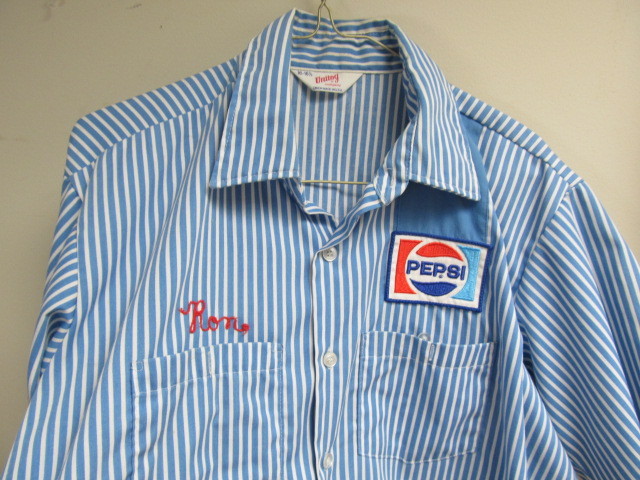 lot 103 image: Orig Vintage 1970s PEPSI Delivery Uniform Shirt