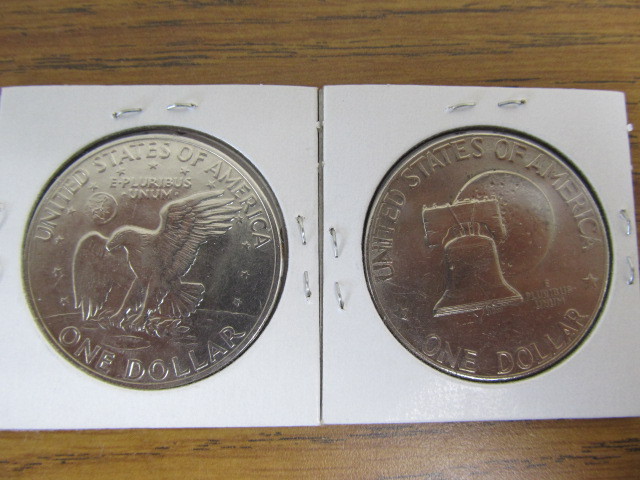 lot 29 image: 1972 & 1976 Silver Dollars