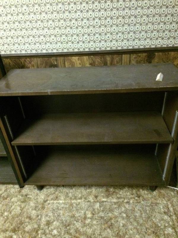 3 1970S SHELVING UNITS - STURDY AND NEEDS DUSTING