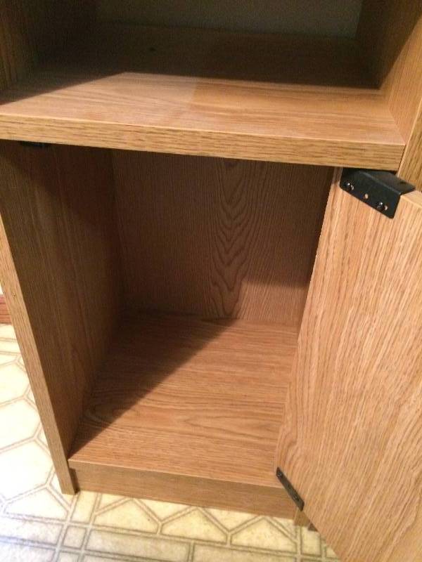 VINTAGE TELEPHONE WOOD CABINET