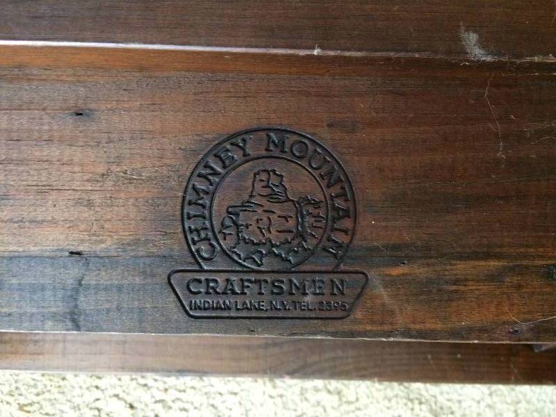 WOW VINTAGE HANDCRAFTED WOOD FOLDING SIDE TABLE&nbsp