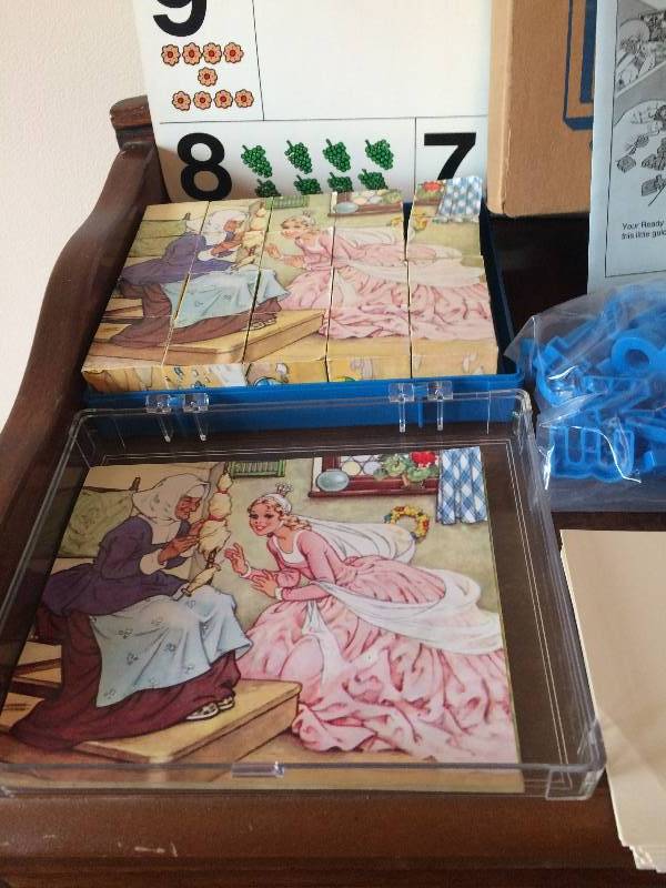 VINTAGE LEARNING TOYS LOT ONE IS FROM GERMANY LABELED FEDERAL REPUBLIC OF GERMANY - ALL EXCELLENT CONDITION