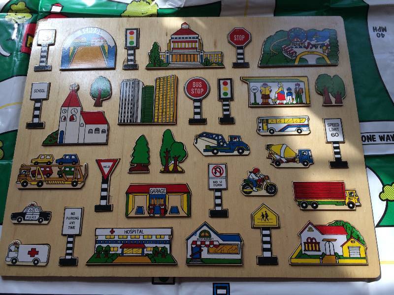 VINTAGE WOOD BUILDING GAME