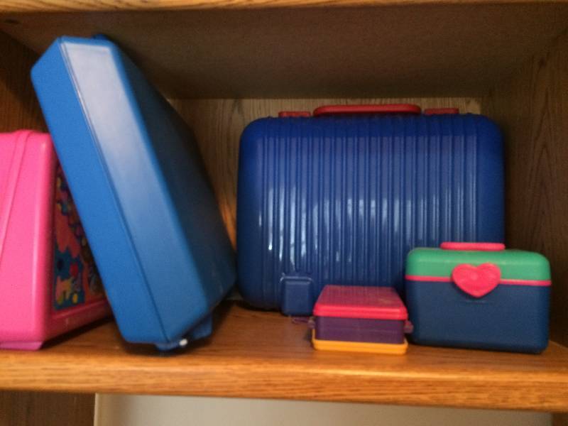 KIDS PLASTIC STORAGE BOXES &amp LISA FRANK KOALA LUNCHBOX