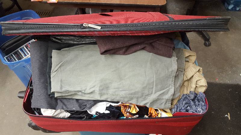 lot 31 image: Suitcase Full Of Misses Clothing (Size 6 Pants, Med Tops & Others Up To Size 10)