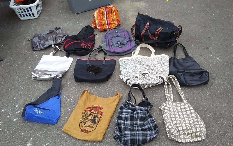 Large Lot Of Assorted Tote Bags, Beach Bags, Reusable Shopping Bags, Travel)