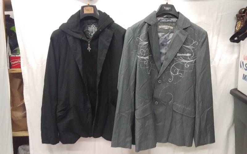 2-Mens Size M Designer Jackets