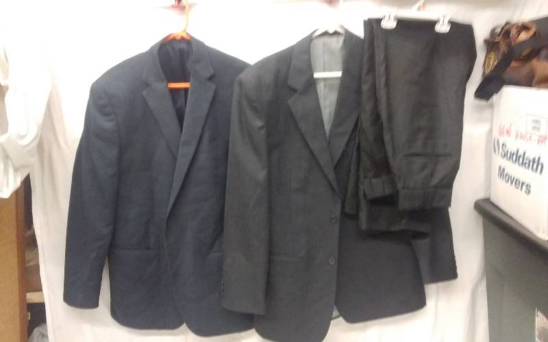 2- Suit Coats (No Size Tag-Seems XL), 1-Pair Dress Pants (Size 36)