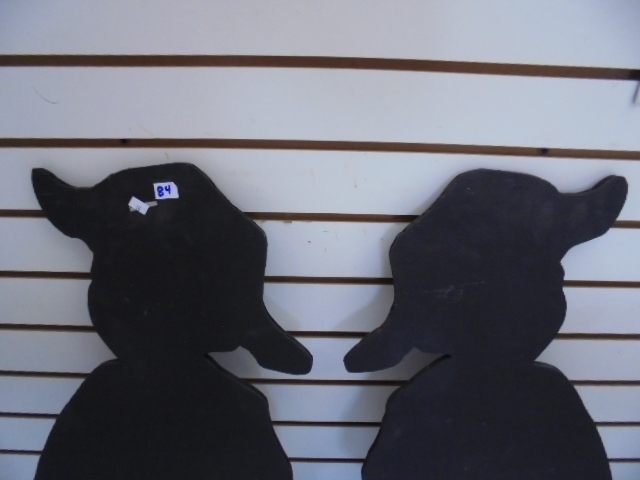 lot 84 image: Girl & Boy Lawn Cuttouts