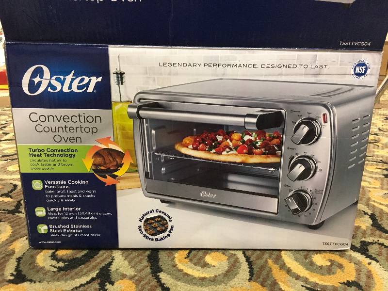 OSTER COUNTERTOP OVEN, MSRP $49.99