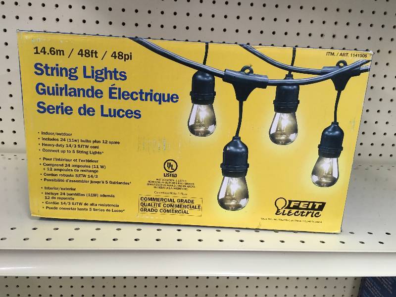 FEIT 48 STRING LIGHTS, MSRP $29.99