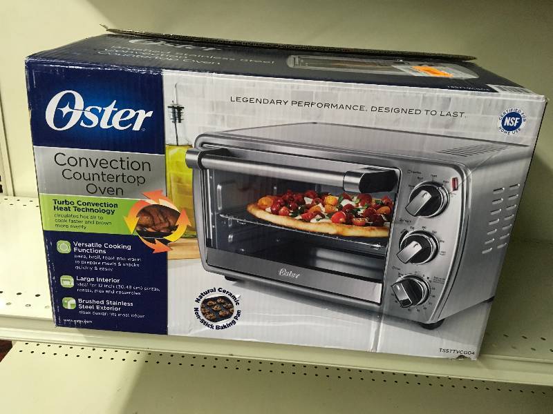 OSTER COUNTERTOP OVEN, MSRP $49.99