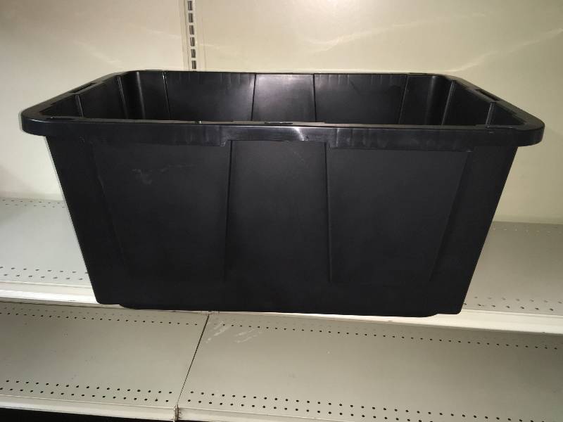 27 GALLON TOTE, NO LID, MSRP $8.99