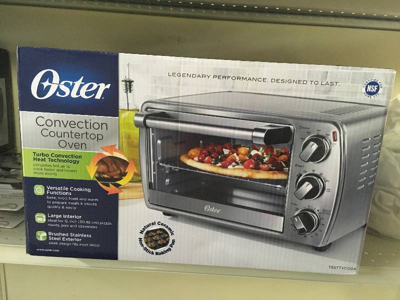OSTER COUNTERTOP OVEN, MSRP $49.99
