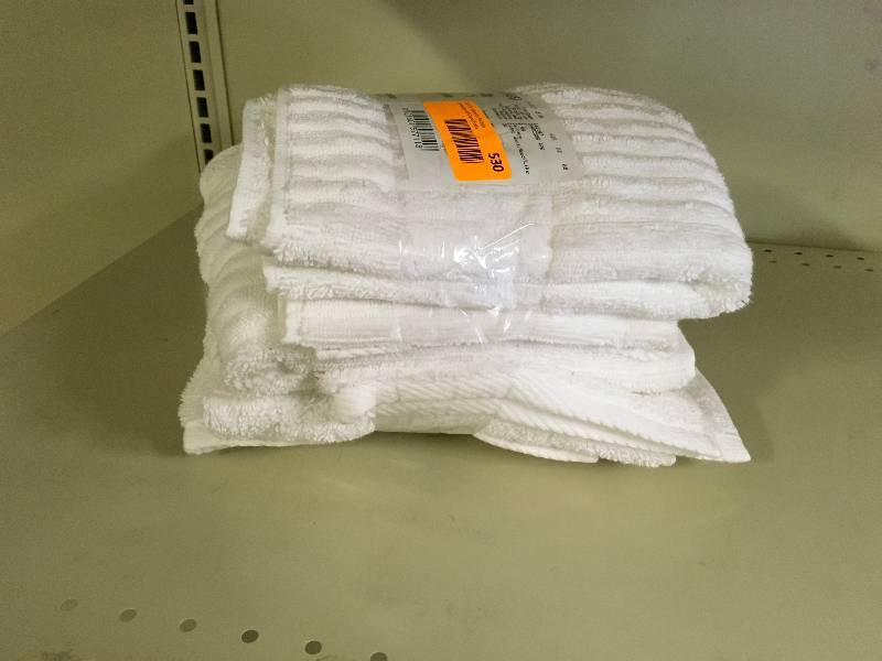 CHARISMA RIBBED ASST 4PK TOWEL, MSRP $9.99