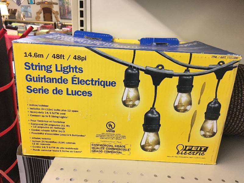 FEIT 48 INCANDESCENT LIGHT STRING, MSRP $29.99