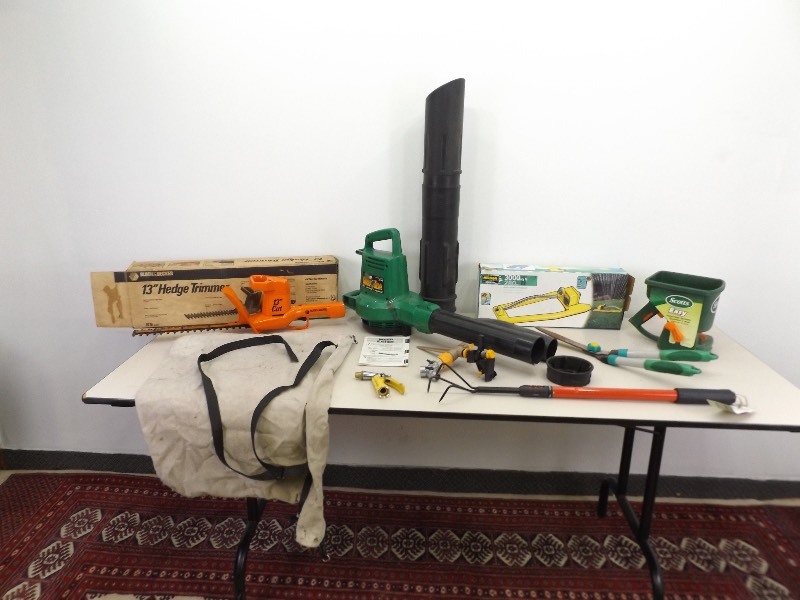 lot 37 image: Lot of WORKING Lawn Care Items
