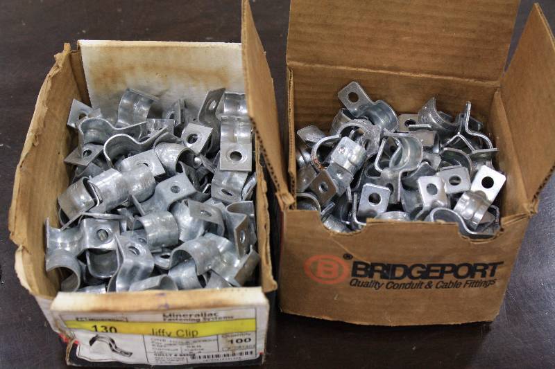 lot 51 image: 12 EMT Pipe Straps