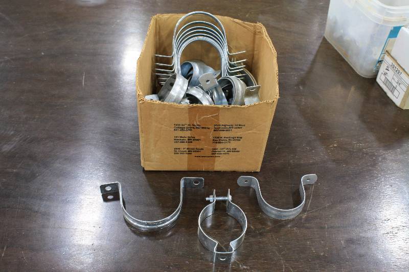 lot 54 image: Rigid Pipe Straps - Assorted Sizes