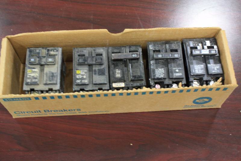 lot 73 image: 60 Amp 2 pole Breakers