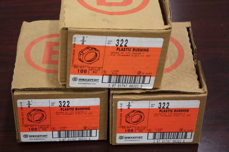 lot 80 image: 34 Plastic Bushings - New 300 Qty