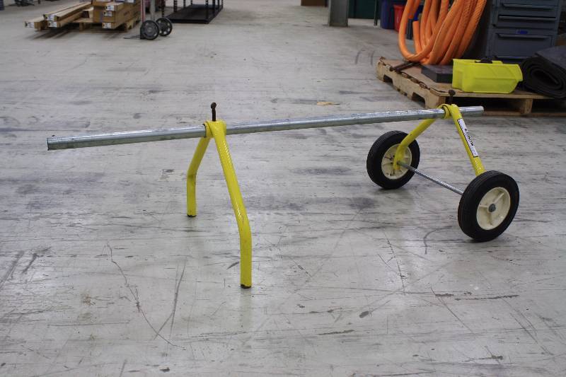 lot 30 image: EZ Roll Wire Rack 2 Wheeler